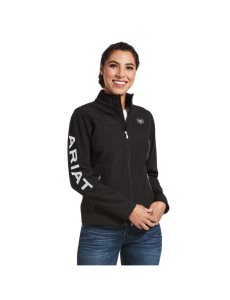 Dámské Bundy Ariat Classic Team USA/MEX Softshell Černé | UEDAC-4190