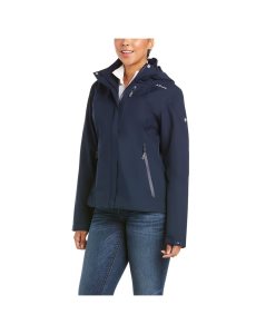 Dámské Bundy Ariat Coastal Nepromokavé Tmavě Blankyt | NLEVK-2450