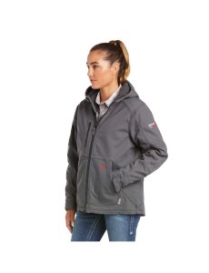 Dámské Bundy Ariat FR DuraLight Stretch Platene Šedé | IJHFC-6201