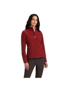 Dámské Bundy Ariat New Team Softshell Tmavě Červené | FBLVD-1430