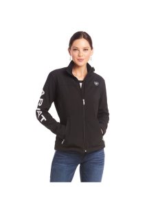 Dámské Bundy Ariat New Team Softshell Černé | EXUQZ-4731