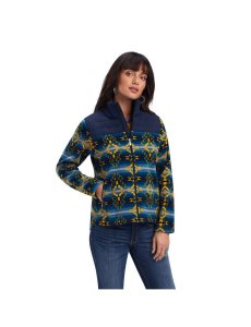 Dámské Bundy Ariat Prescott Fleece Tmavě Blankyt | MSRBW-4351