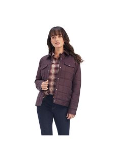 Dámské Bundy Ariat Puffer Trucker Insulated Vínové | DJZWA-7410