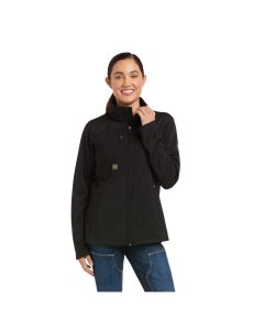Dámské Bundy Ariat Rebar Dri-Tech DuraStretch Fleece Hybridní Černé | IVNLC-8432