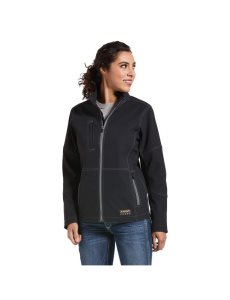 Dámské Bundy Ariat Rebar Stretch Platene Softshell Černé | WICYT-4526