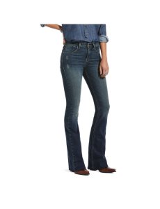 Dámské Džíny Ariat Premium High Rise Flare Blankyt | TAGFW-9807