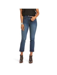 Dámské Džíny Ariat Premium High Rise Rovný Crop Blankyt Blankyt Světle Modré | XDLNO-9051