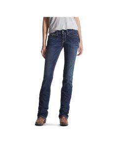 Dámské Džíny Ariat R.E.A.L. Mid Rise Stretch Icon Stackable Rovný Leg Viacfarebný | CFJVI-9436