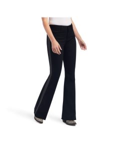 Dámské Džíny Ariat Slim Trouser Chain Stripe Široké Leg Černé | VQFSP-8374