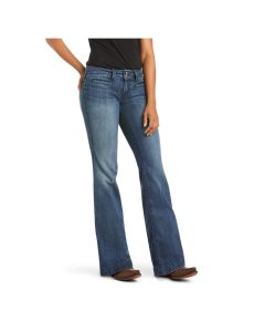 Dámské Džíny Ariat Trouser Mid Rise Stretch Outseam Ella Široké Leg Viacfarebný | HFACZ-1597