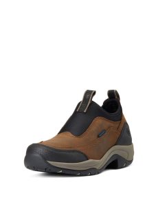 Dámské Jezdecké Boty Ariat Terrain Ease Nepromokavé Hnědé | HFVBS-3578