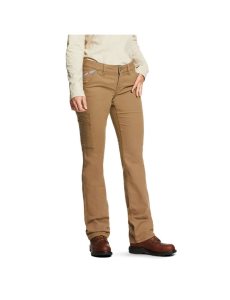Dámské Kalhoty Ariat FR Stretch DuraLight Platene Stackable Rovný Leg Hnědožlutý | BJFIK-2736