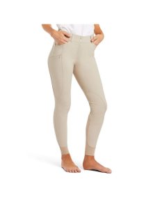 Dámské Kalhoty Ariat Prelude Knee Patch Breech Hnědé | YDBHJ-3017