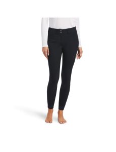Dámské Kalhoty Ariat Tri Factor Grip Knee Patch Breech Černé | XTRVO-6879