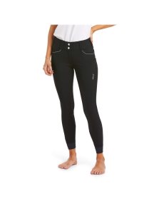 Dámské Kalhoty Ariat Tri Factor X Grip Full Seat Breech Černé | EJXDI-7653