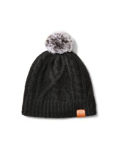 Dámské Klobouky Ariat Entwine Beanie Černé | IHRUN-5032