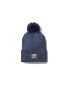 Dámské Klobouky Ariat Rebar Pom Beanie Blankyt | FROQX-9013