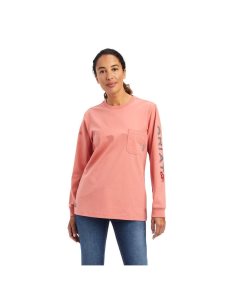 Dámské Košile Ariat FR Stretch Logo Růžové | SKLYZ-5723