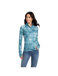 Dámské Mezivrstvy Ariat Lowell 2.0 1/4 Zip Viacfarebný | DUXMG-6874