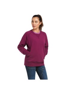Dámské Mikiny Ariat Rebar Workman Washed Fleece Fialové | YXANI-7021