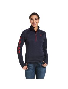 Dámské Mikiny Ariat TEK Team 1/2 Zip Tmavě Blankyt | TRUMW-4285