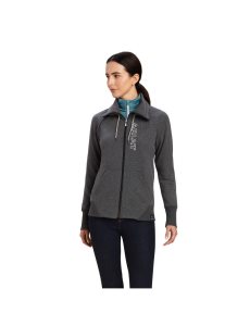 Dámské Mikiny Ariat Team Logo Full Zip Šedé | ERBNY-6924