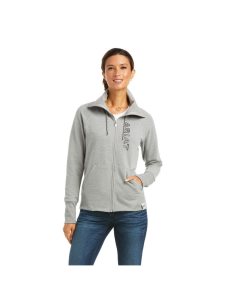 Dámské Mikiny Ariat Team Logo Full Zip Šedé | UPRBC-5462