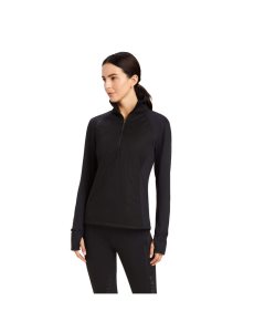 Dámské Mikiny Ariat Venture 1/2 Zip Černé | VYWPL-3482