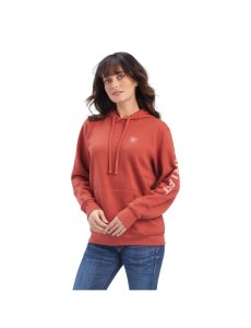 Dámské Mikiny S Kapucí Ariat REAL Classic Arm Logo Viacfarebný | KVNGE-9143
