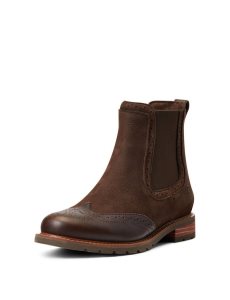 Dámské Nepromokavé Boty Ariat Wexford Brogue Nepromokavé Čokolády Hnědé | MTRPK-3180