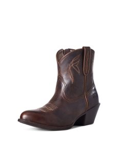 Dámské Nízké Kozačky Ariat Darlin Western Hnědé | WNVBZ-3210