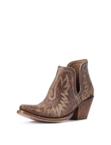 Dámské Nízké Kozačky Ariat Dixon Western Hnědé | QTIXJ-8593