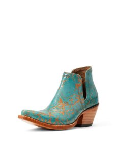 Dámské Nízké Kozačky Ariat Dixon Western Tyrkysové | VHTBZ-0965