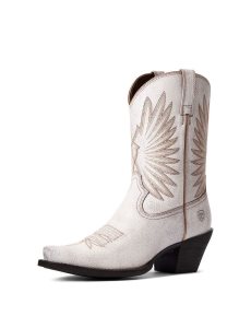 Dámské Nízké Kozačky Ariat Goldie Western Bílé | CJPRM-6153