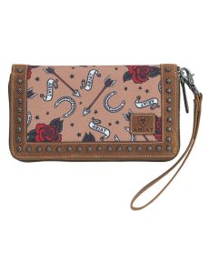 Dámské Peněženky Ariat Cruiser clutch Hnědé | FQTBG-8402
