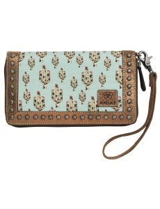 Dámské Peněženky Ariat Cruiser clutch Tyrkysové | ETZXM-1320