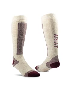 Dámské Ponožky Ariat Merinos Vínové Světle Blankyt | IRMQT-6459