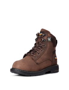 Dámské Pracovní Boty Ariat Casey 6' MetGuard Composite Špicí Hnědé | XYGHD-4231