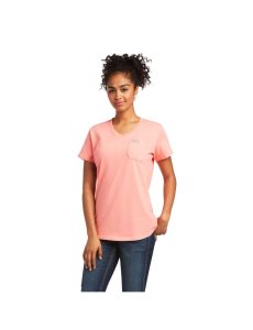 Dámské Pracovní Oděvy Ariat Rebar Bavlněné Strong V-Neck Top Viacfarebný | DEOXT-0815