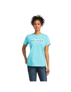 Dámské Pracovní Oděvy Ariat Rebar Bavlněné Strong Logo T Shirts Viacfarebný | MDCSU-6132