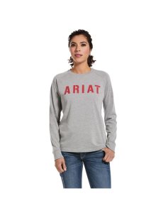 Dámské Pracovní Oděvy Ariat Rebar CottonStrong Block T Shirts Šedé | NPMOR-9751