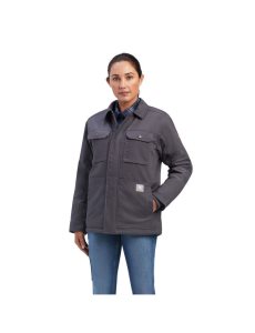 Dámské Pracovní Oděvy Ariat Rebar DuraCanvas Sherpa-Podšité Coats Šedé | VIPSX-9058