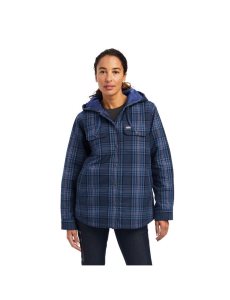 Dámské Pracovní Oděvy Ariat Rebar Flannel Shirts Jackets Tmavě Blankyt | FHZJQ-9204