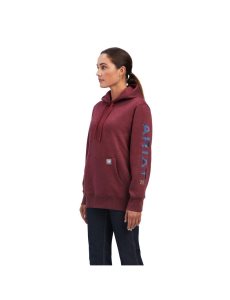 Dámské Pracovní Oděvy Ariat Rebar Grafická Hoodie Tmavě Blankyt | ODJRB-2073