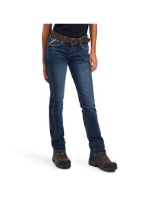 Dámské Pracovní Oděvy Ariat Rebar Riveter Rovný Jeans Viacfarebný | JXLWU-5219