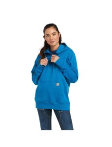 Dámské Pracovní Oděvy Ariat Rebar Skill Set 1/2 Zip Hoodie Blankyt | KRXQV-0397