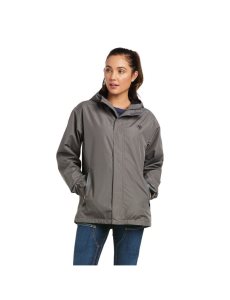 Dámské Pracovní Oděvy Ariat Rebar Stormshell Logo Nepromokavé Jackets Šedé Černé | ISLAB-9867