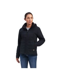 Dámské Pracovní Oděvy Ariat Rebar Valkyrie Stretch Platene Insulated Jackets Černé | KBVNE-5381