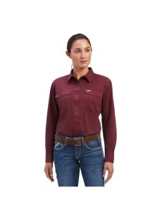Dámské Pracovní Oděvy Ariat Rebar Washed Twill Pracovní Shirts Viacfarebný | QHFLW-3618