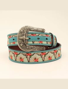 Dámské Pásky Ariat Cruiser skull Tyrkysové | MDNFS-6254